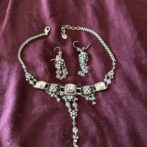 Necklace and earrings